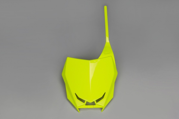 Front Number Plate neon yellow for Suzuki RM-Z 250 (2019-26) - RM-Z 450 (2018-26)